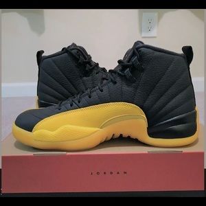 Universal gold Jordan 12s